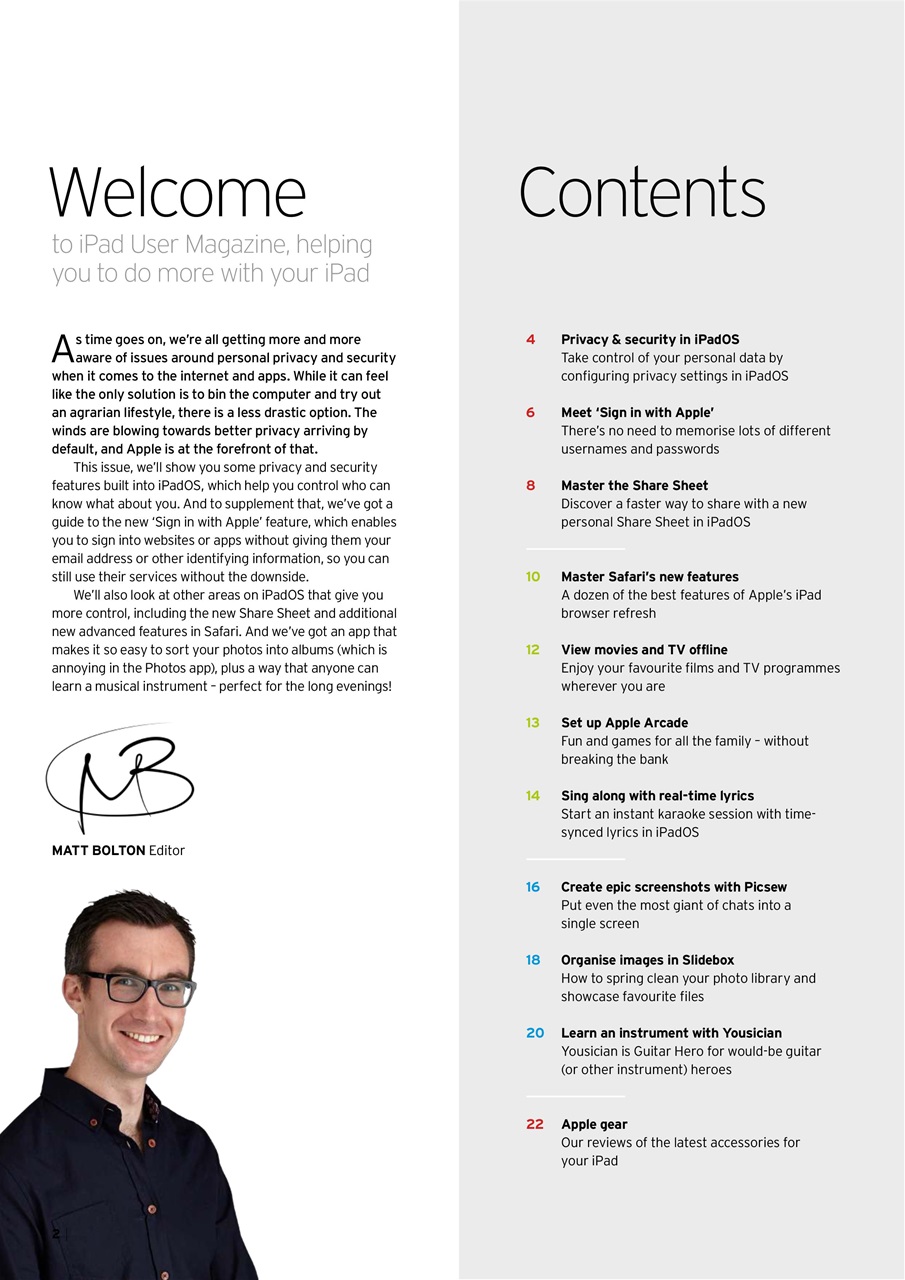 iPad User Preview Pages