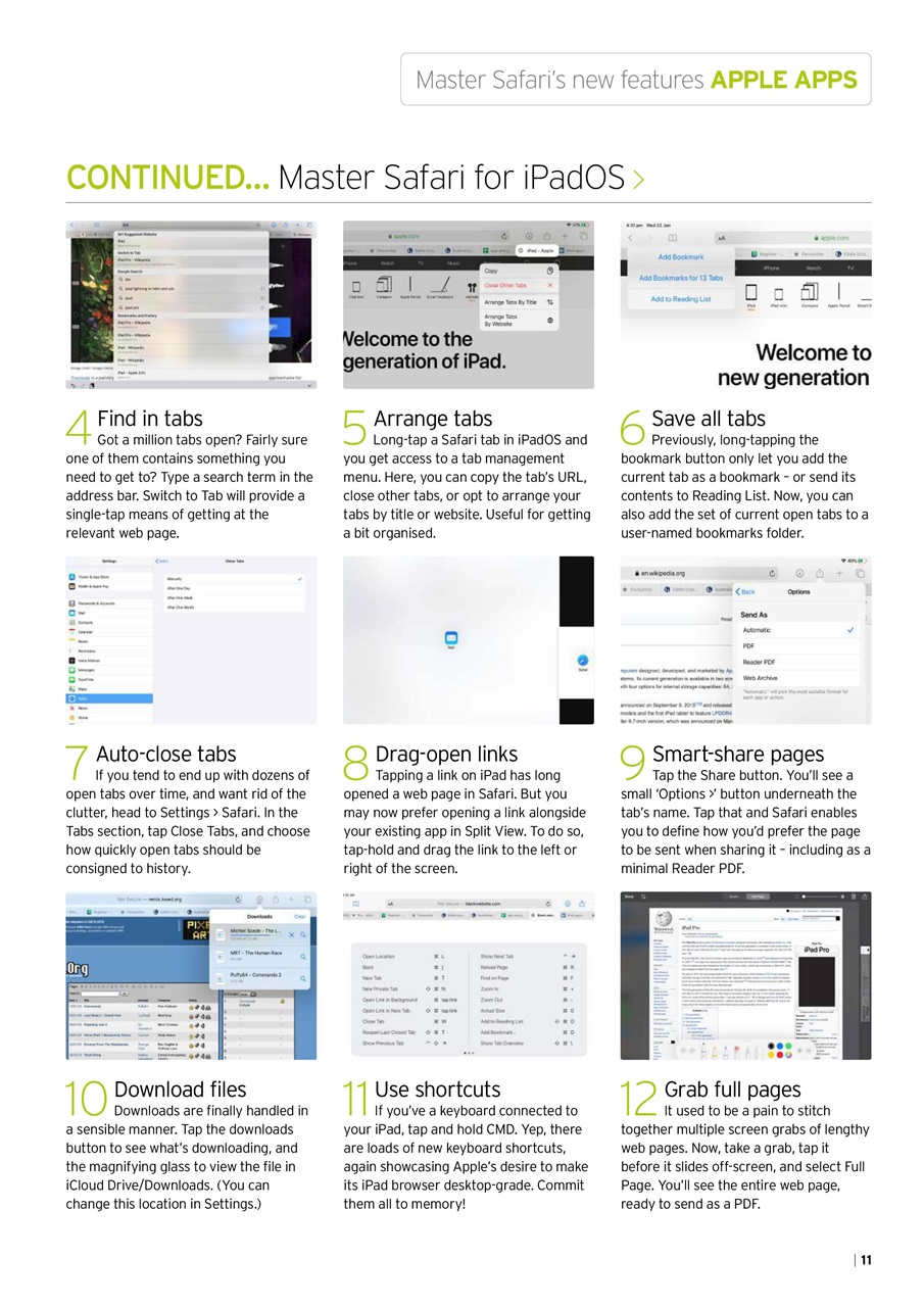 iPad User Preview Pages
