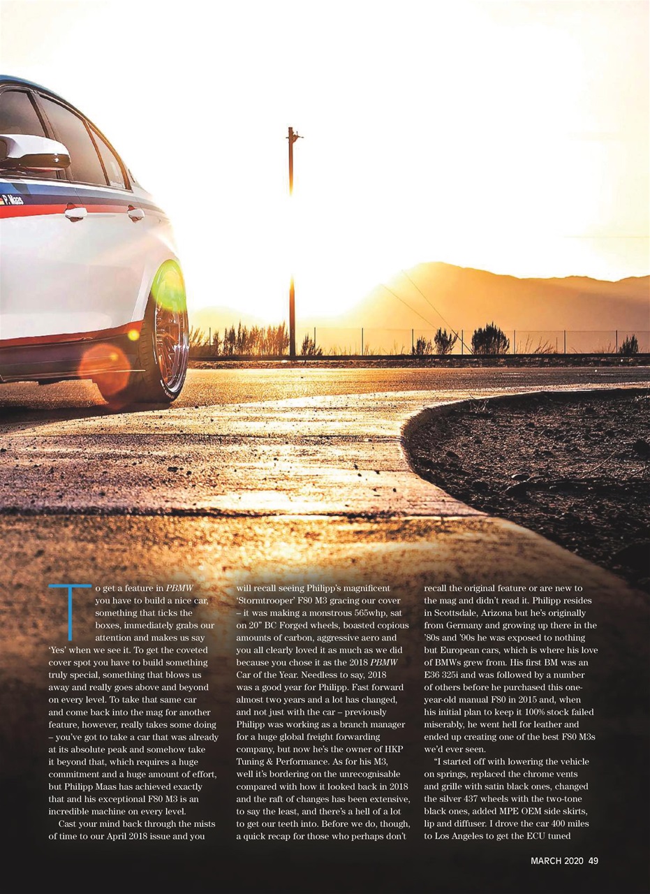 Performance BMW Preview Pages