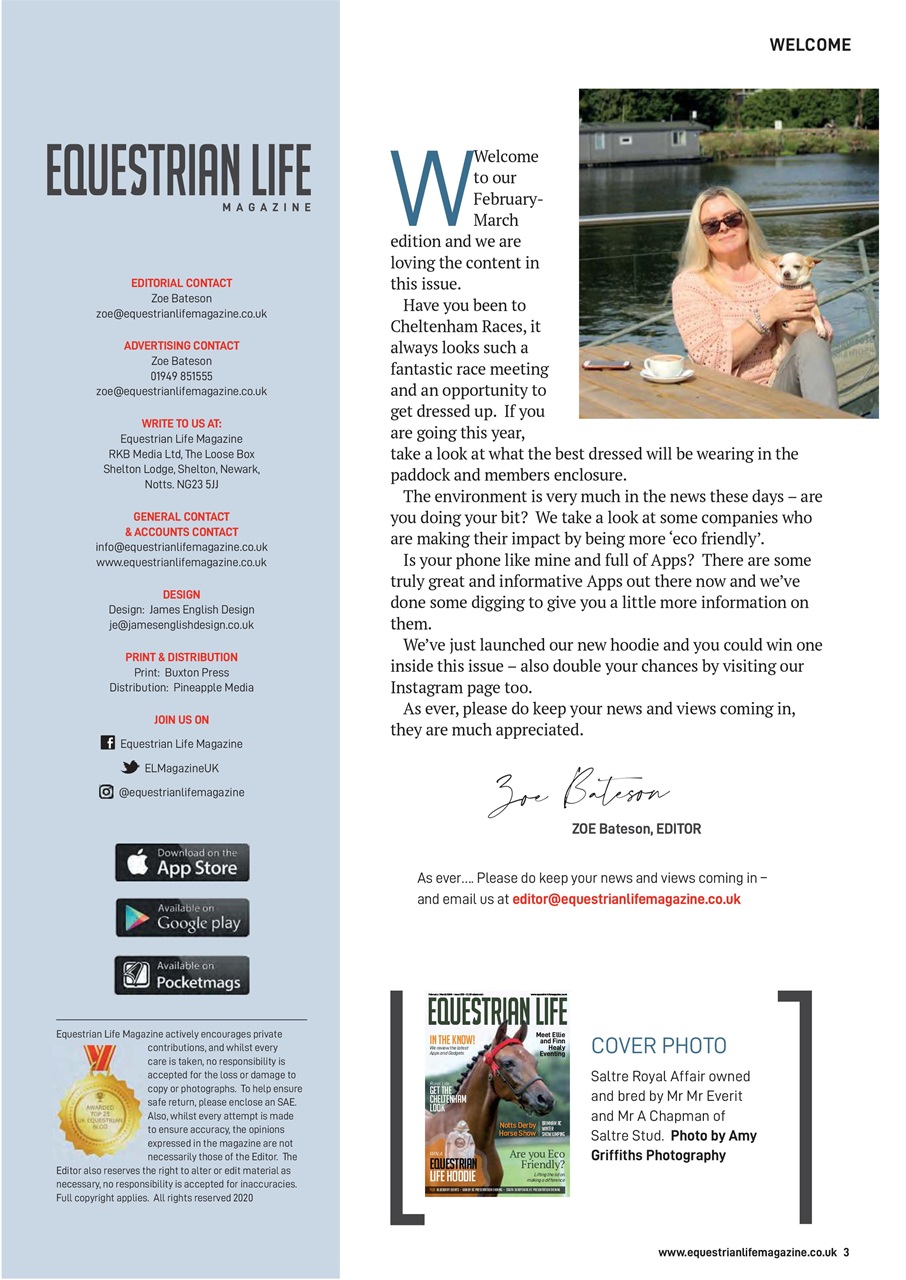 Equestrian Life Magazine Preview Pages