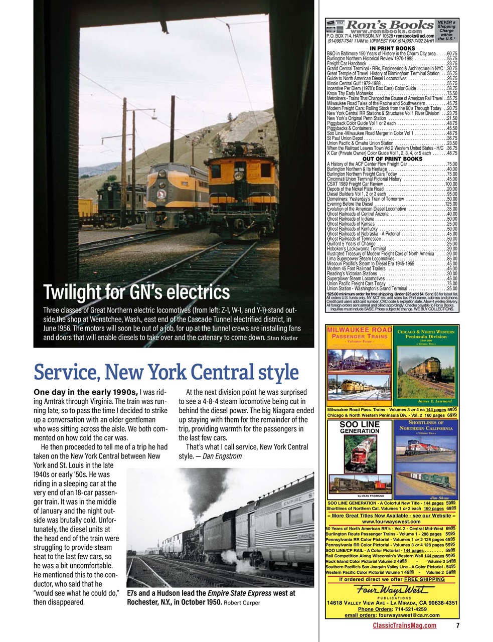 Classic Trains Preview Pages