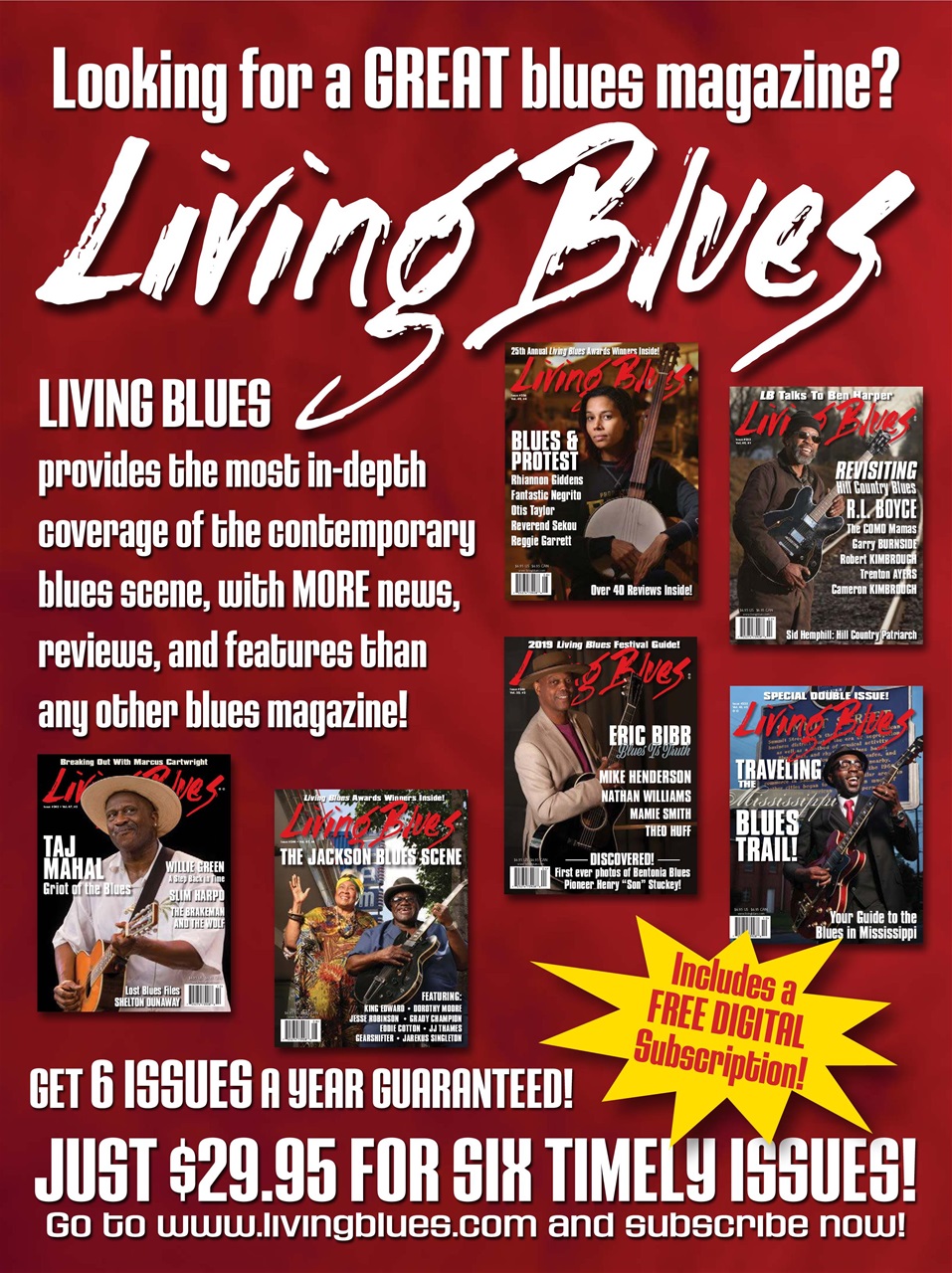Living Blues Preview Pages