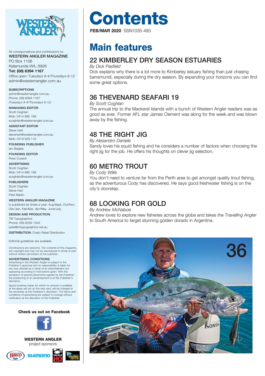 Western Angler Preview Pages