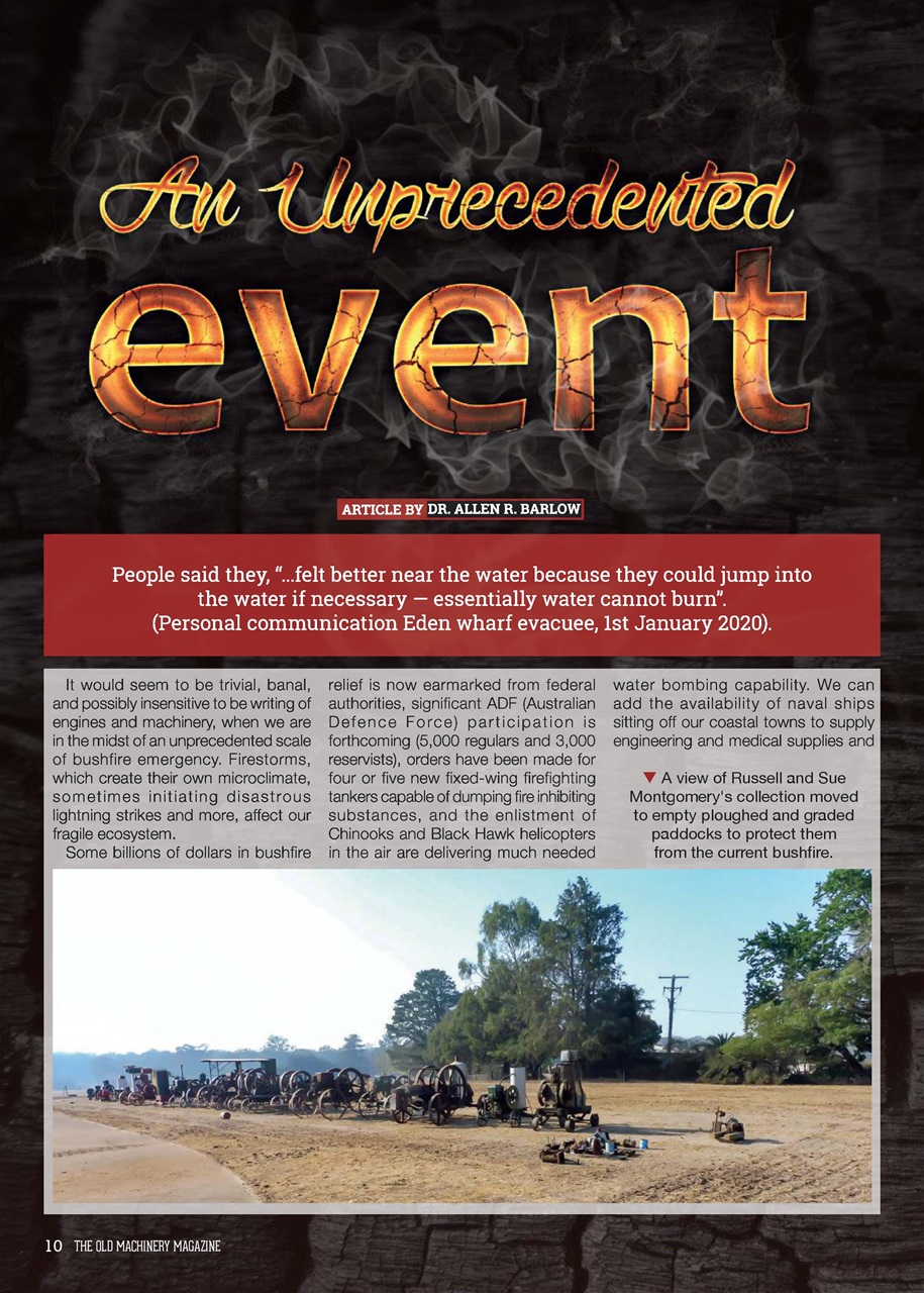The Old Machinery Magazine Preview Pages