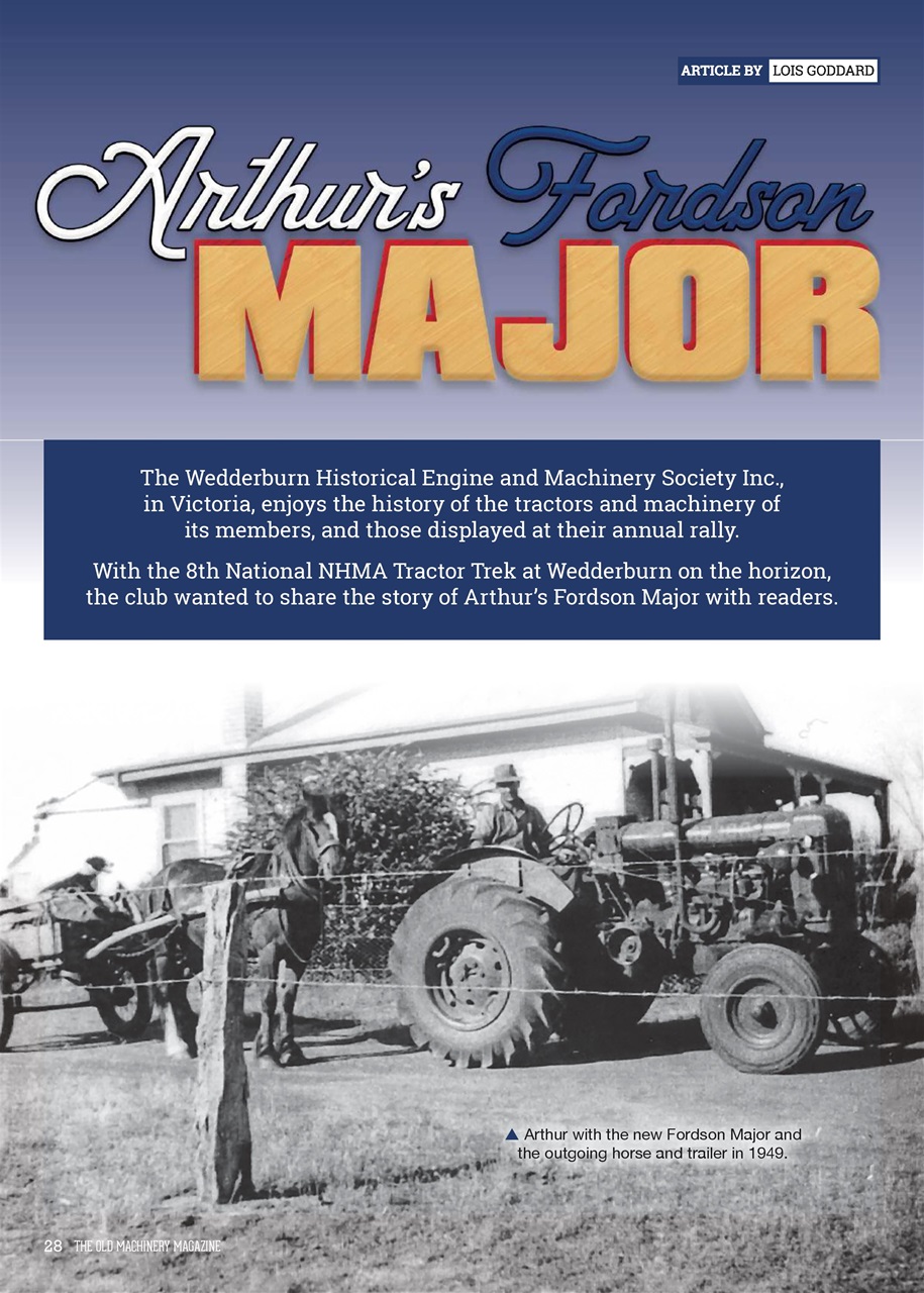 The Old Machinery Magazine Preview Pages