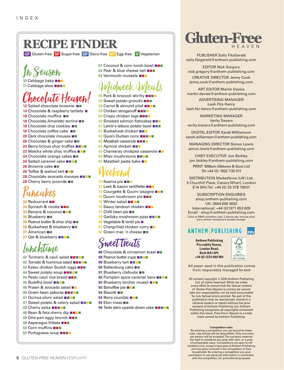 Gluten-Free Heaven Preview Pages