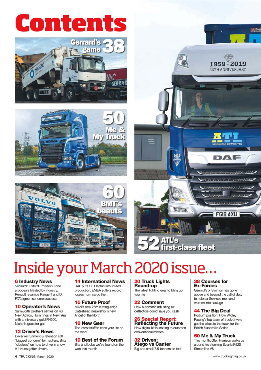 Trucking Magazine Preview Pages