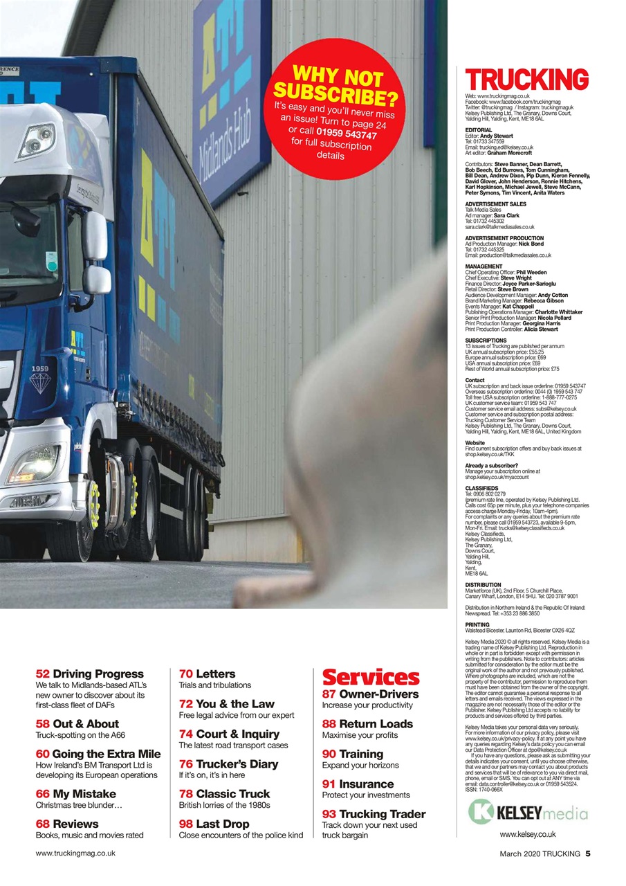 Trucking Magazine Preview Pages