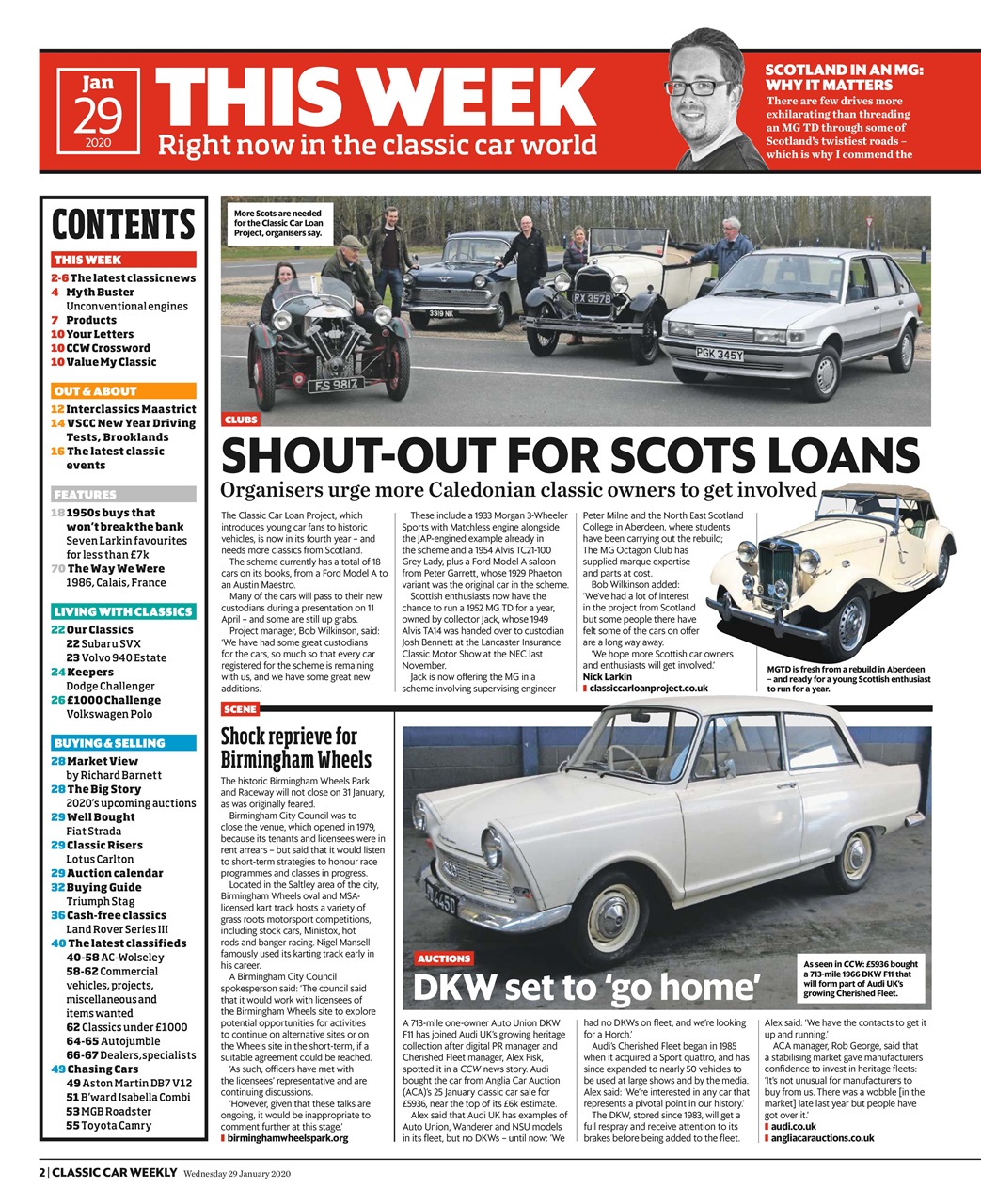 Classic Car Weekly Preview Pages