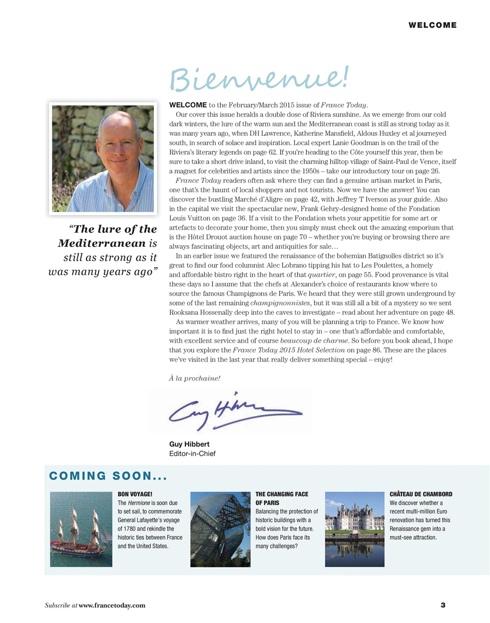 France Today Preview Pages