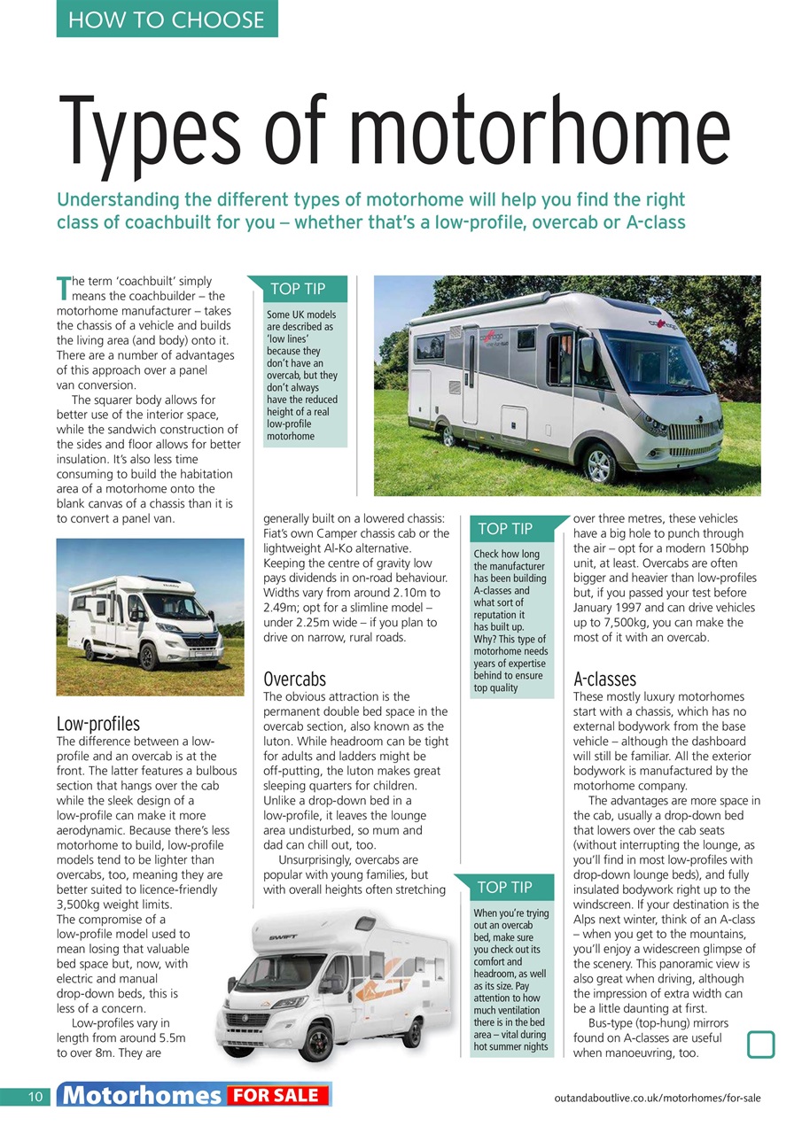 Buying Your Perfect Motorhome Preview Pages