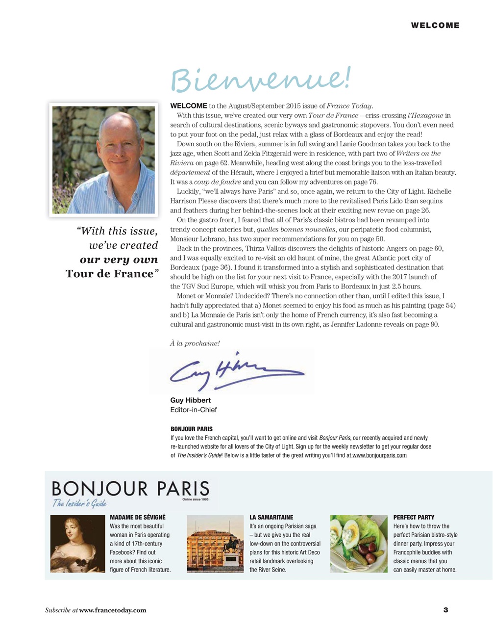 France Today Preview Pages