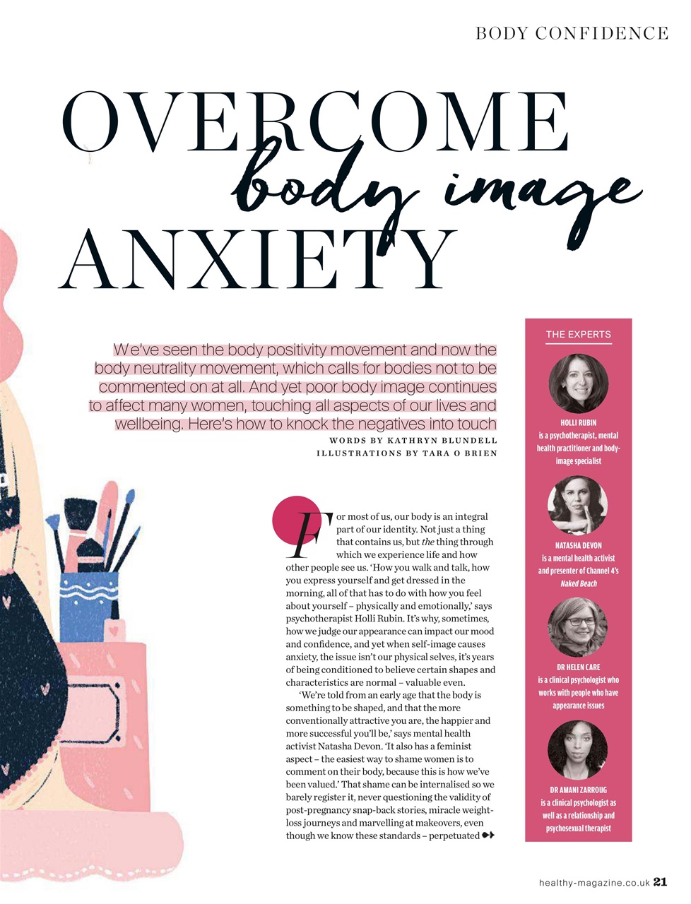 Healthy Magazine Preview Pages