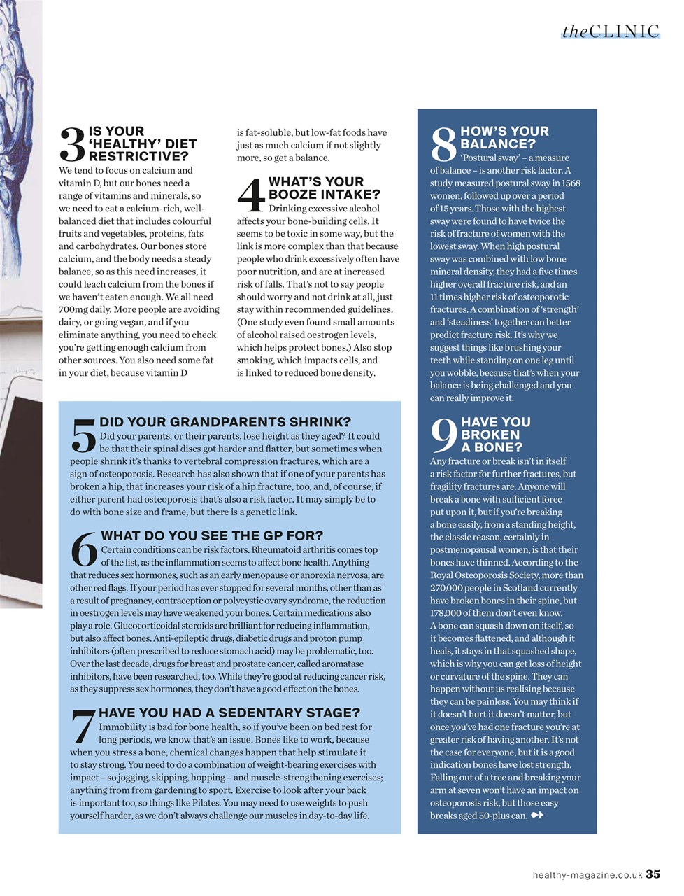 Healthy Magazine Preview Pages
