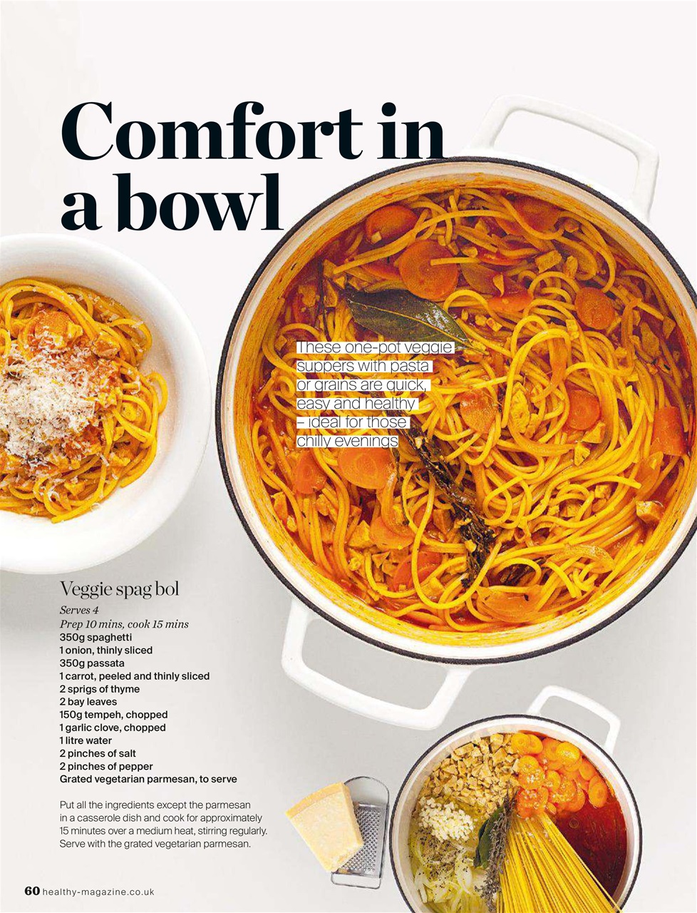 Healthy Magazine Preview Pages