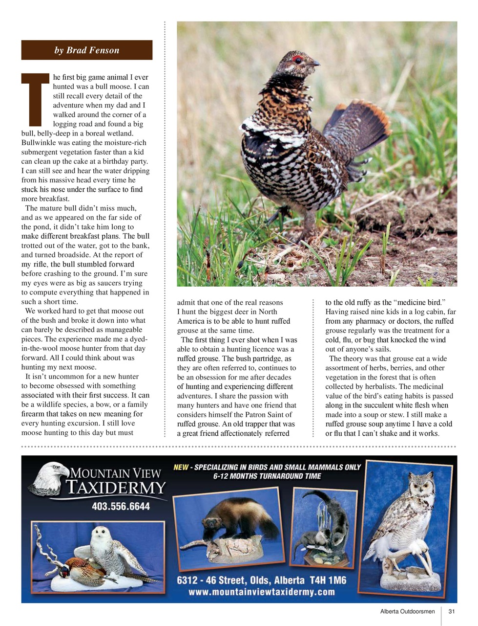 Alberta Outdoors Preview Pages