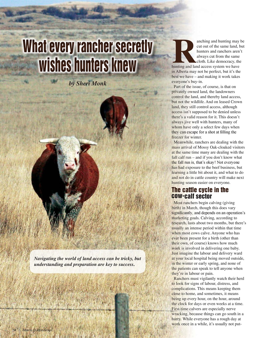 Alberta Outdoors Preview Pages