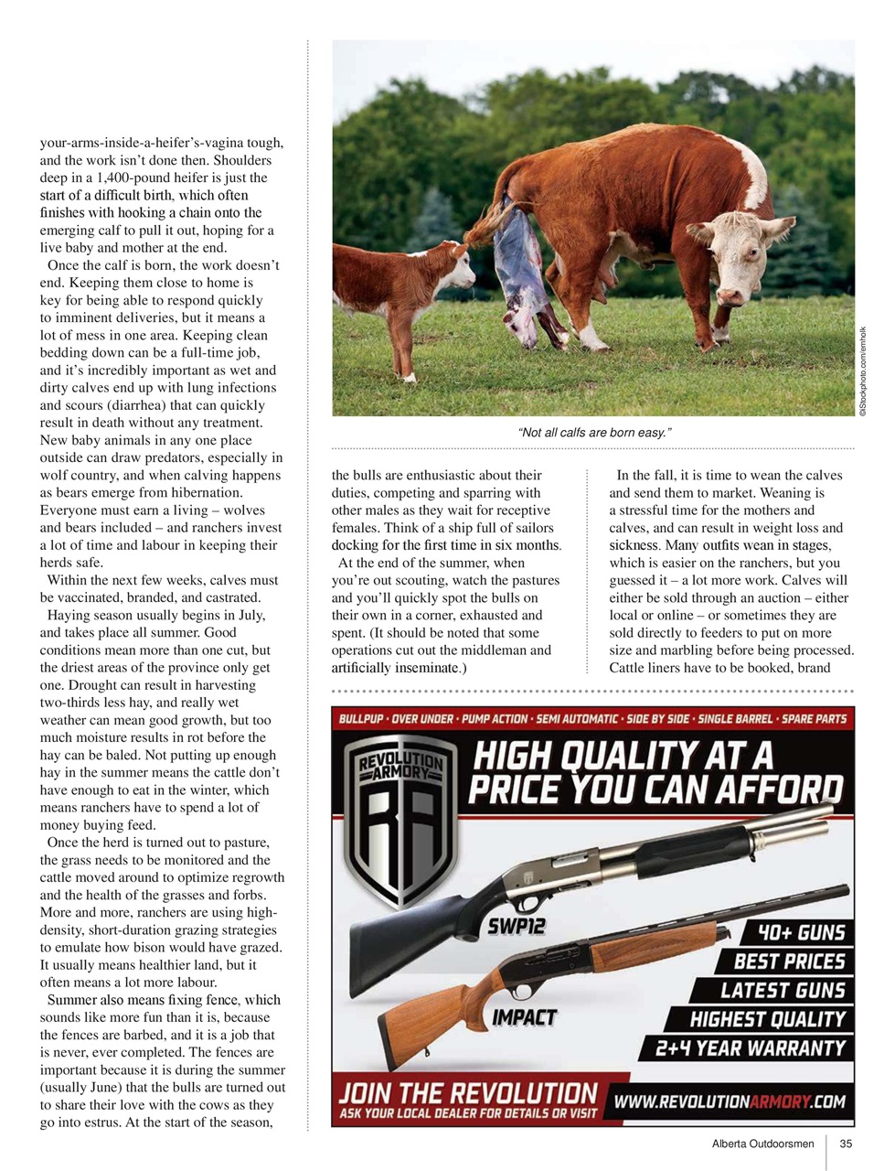Alberta Outdoors Preview Pages