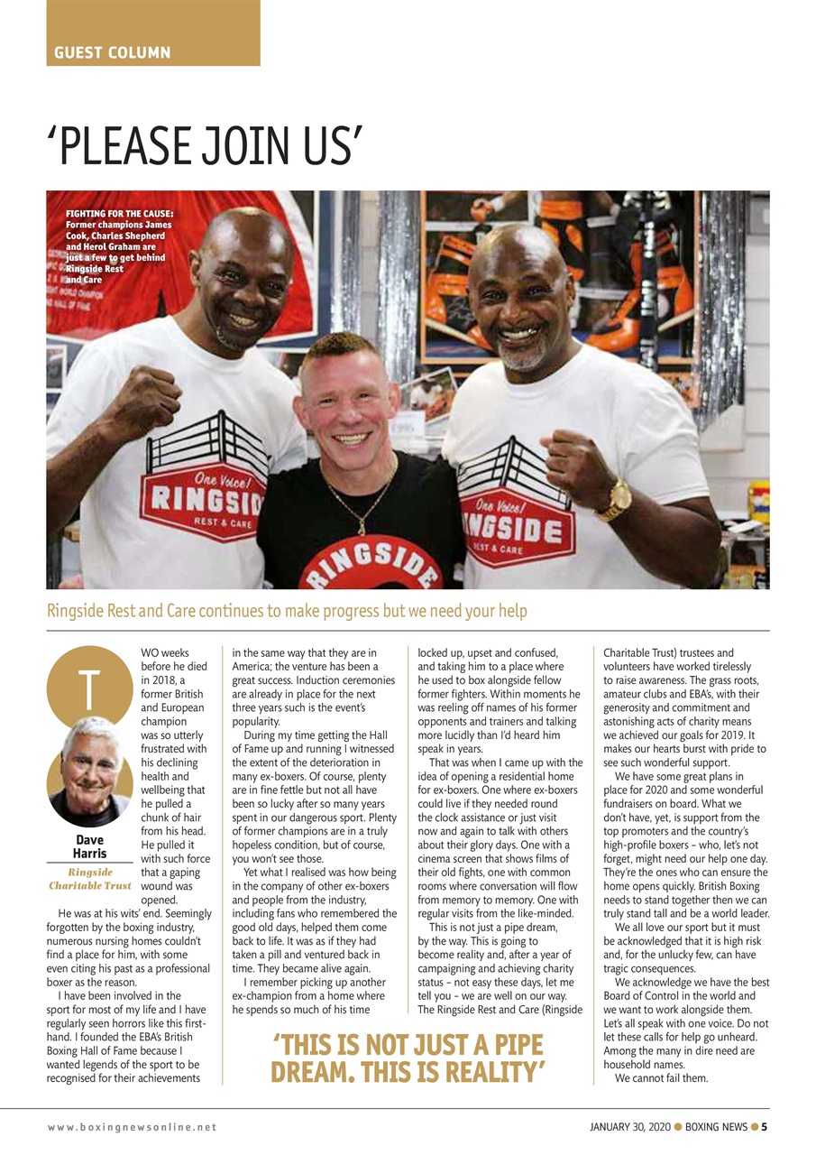 Boxing News Preview Pages