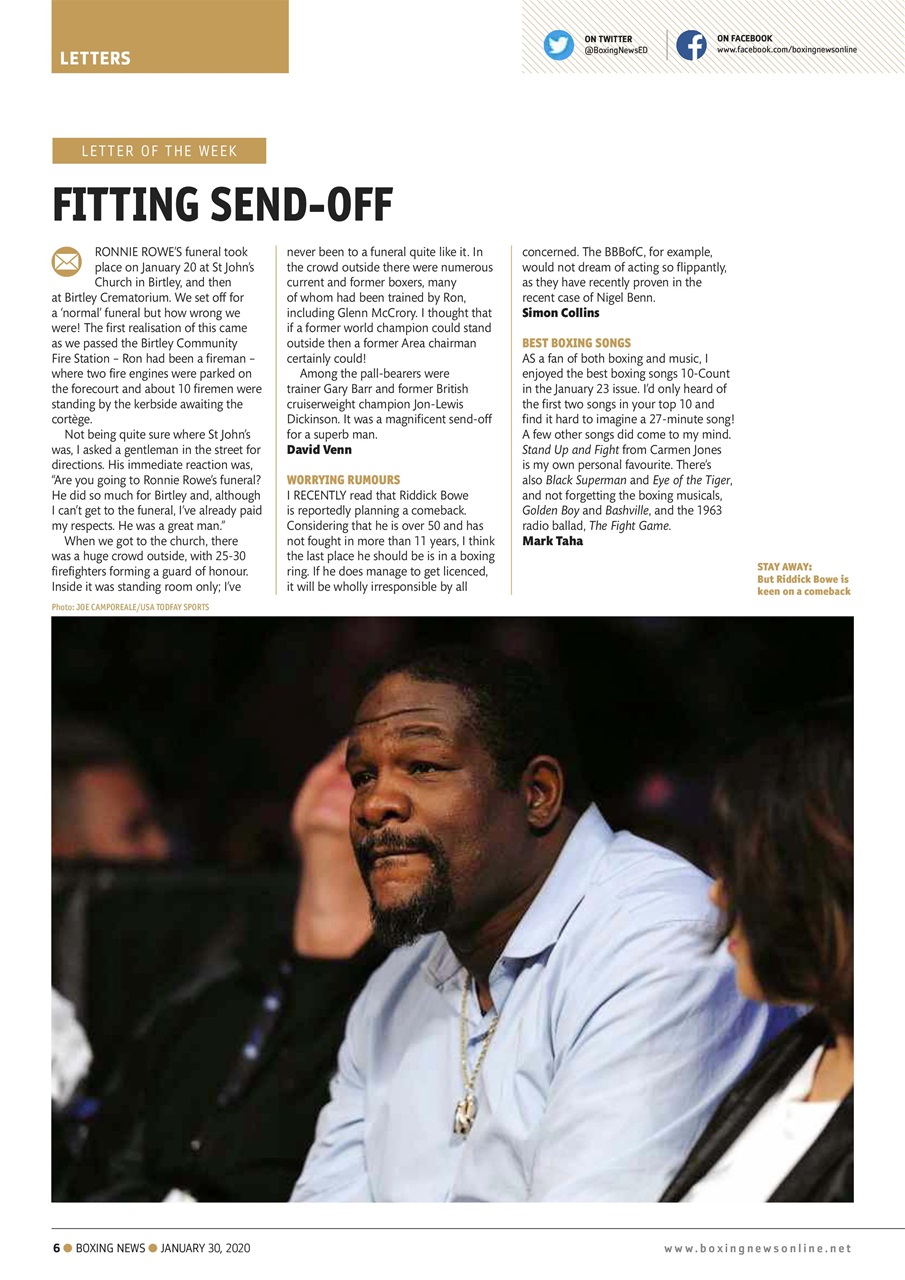 Boxing News Preview Pages