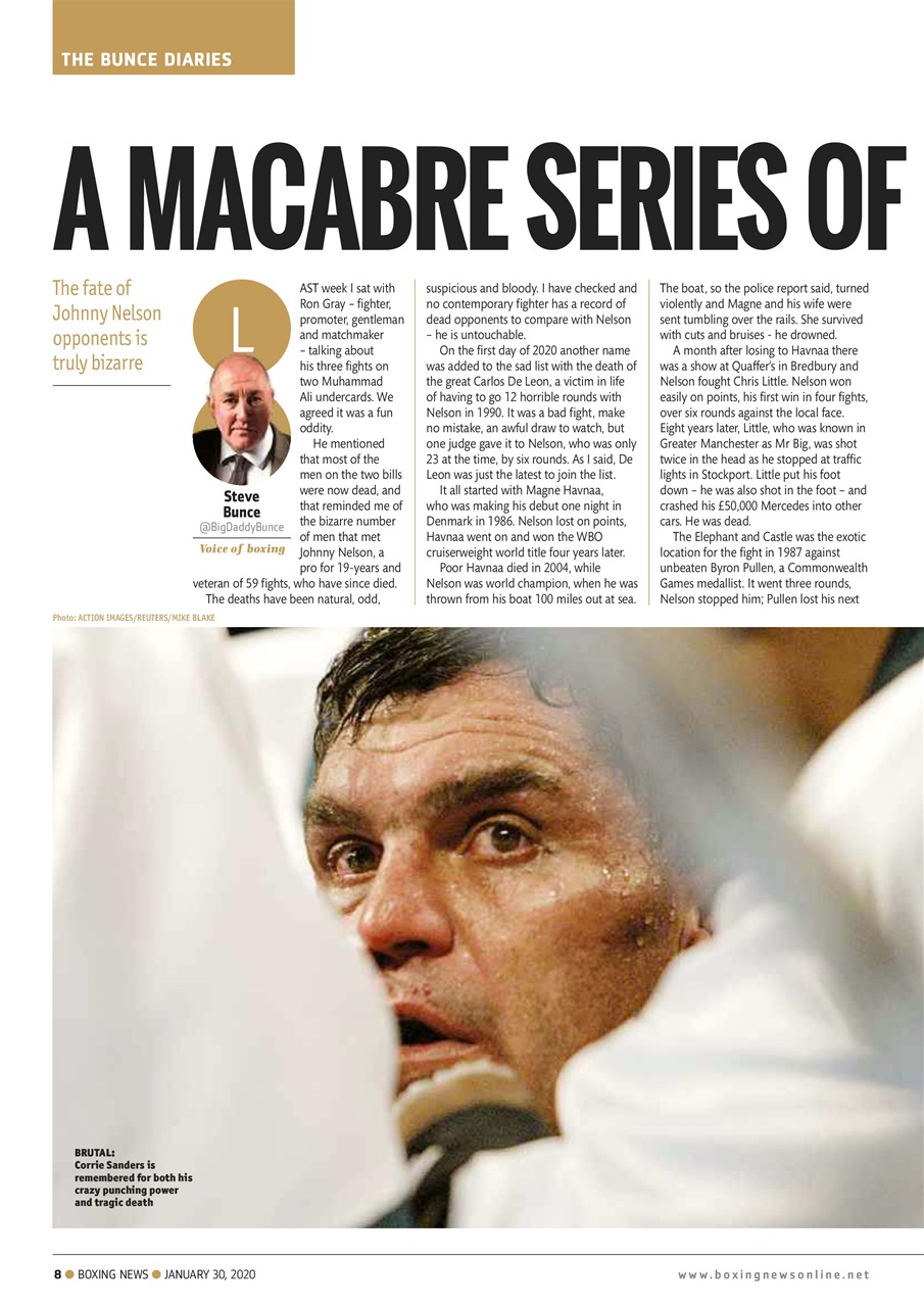 Boxing News Preview Pages