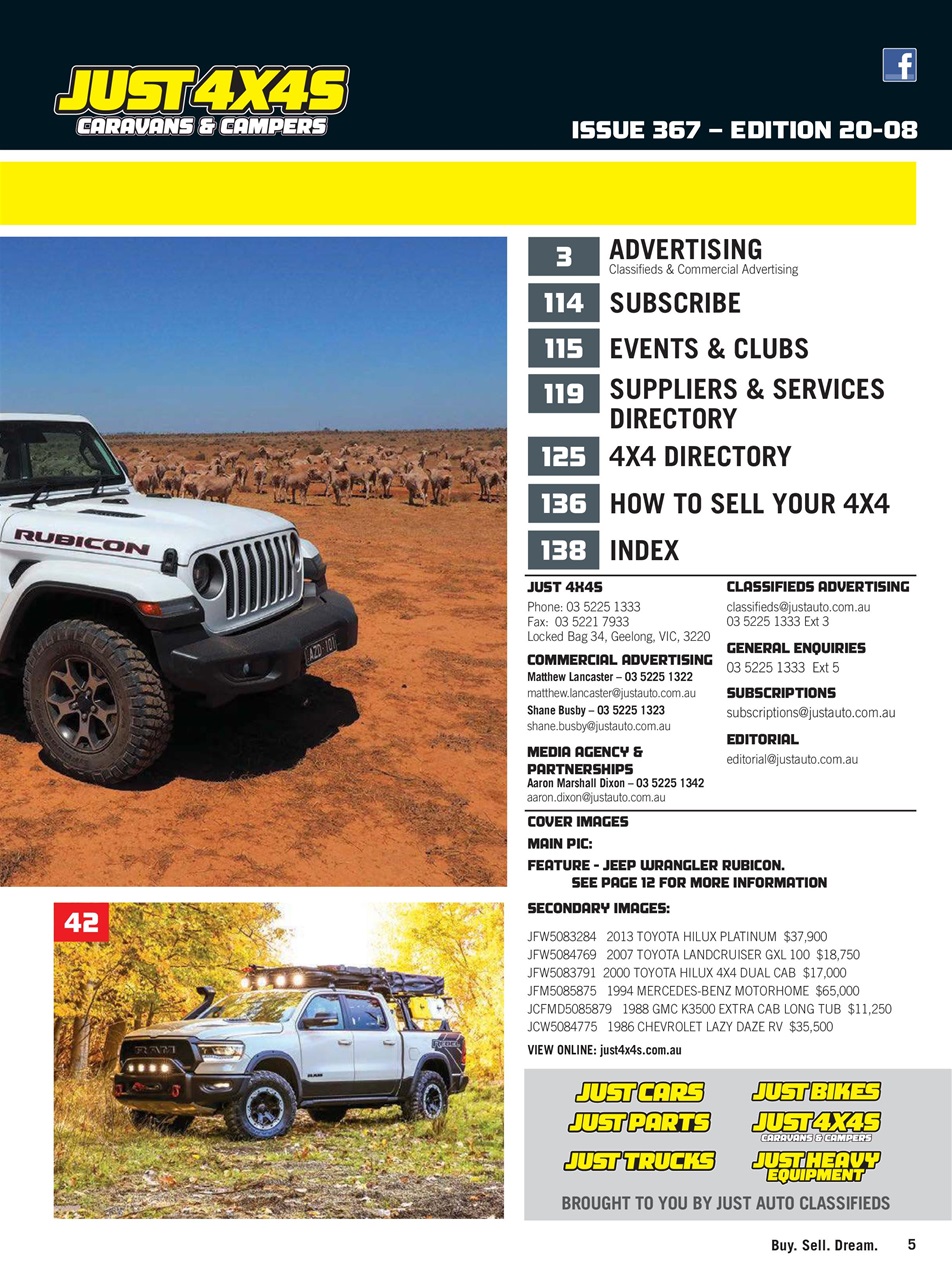 JUST 4X4S Preview Pages
