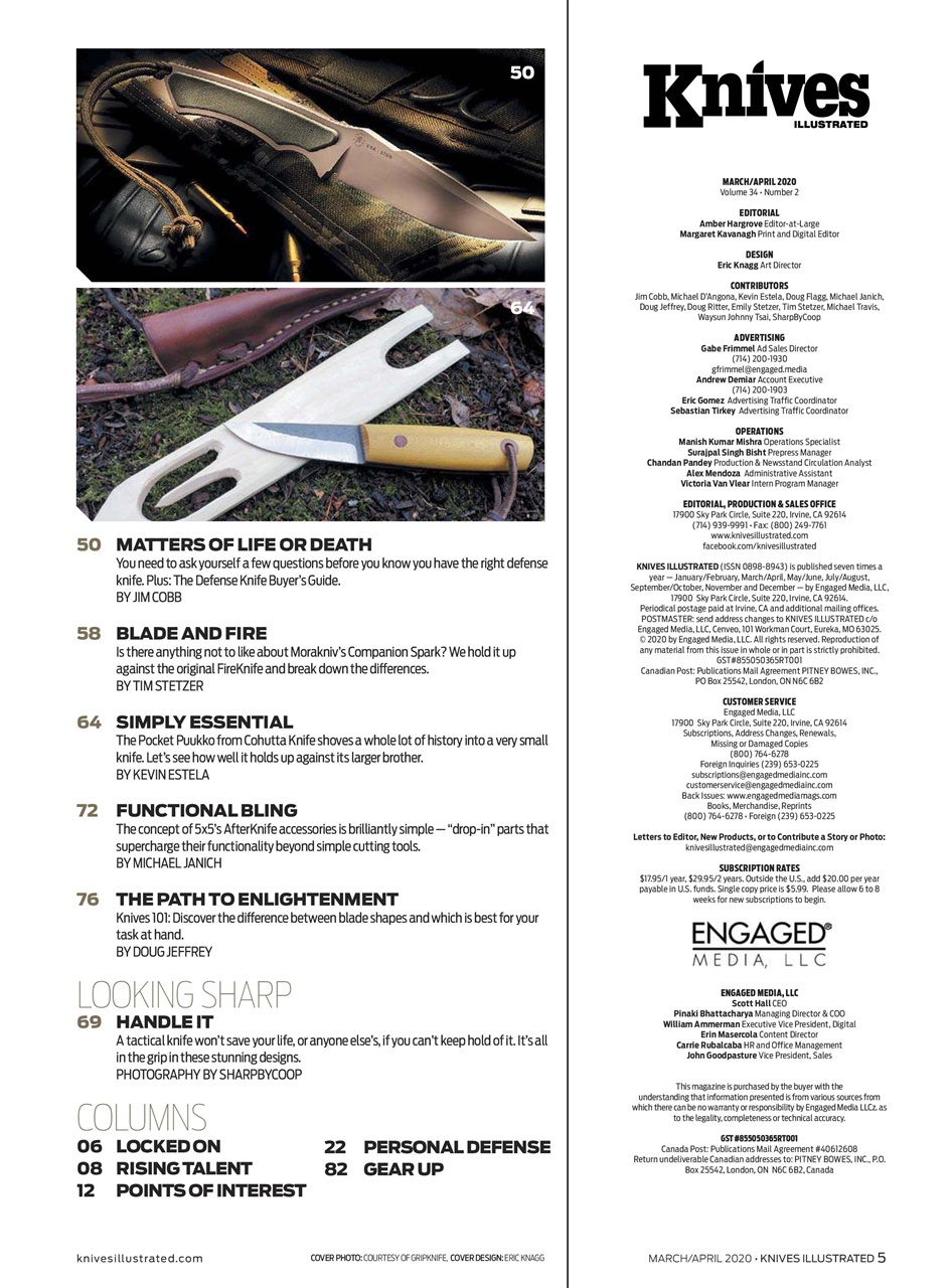 Knives Illustrated Preview Pages