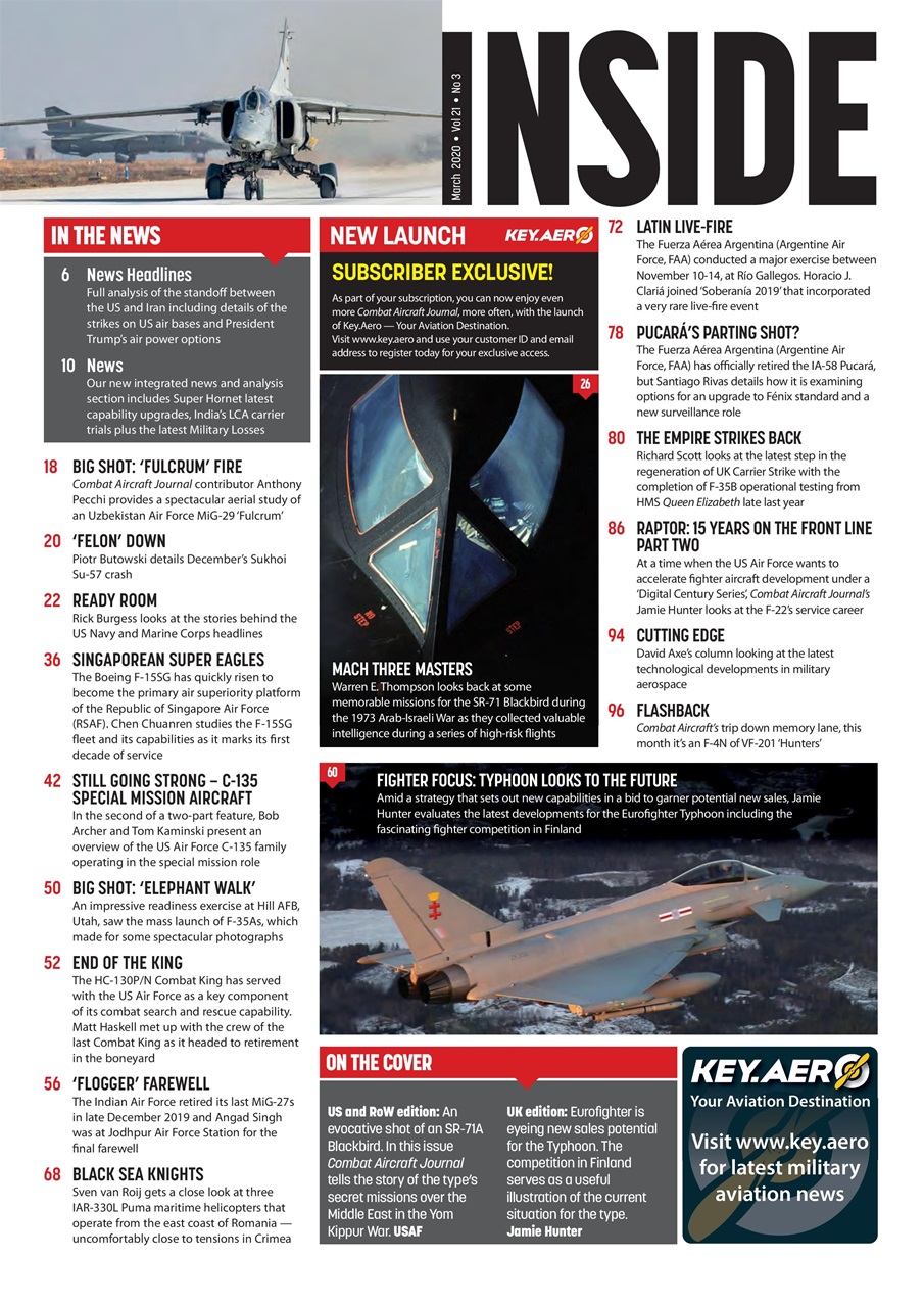 Combat Aircraft Journal Preview Pages