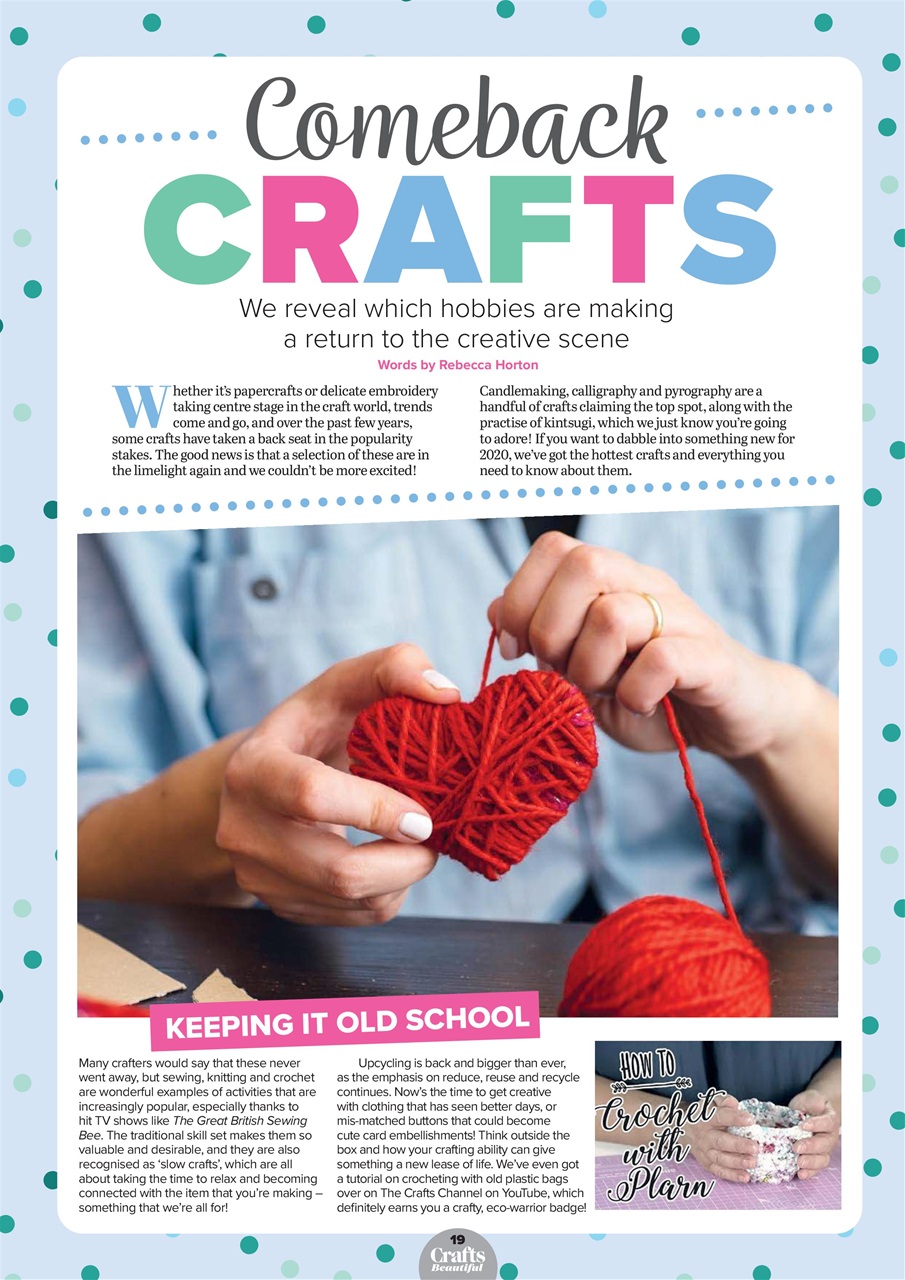 Crafts Beautiful Preview Pages