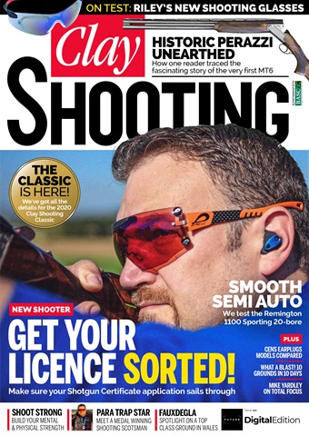 Clay Shooting issue March 2020
