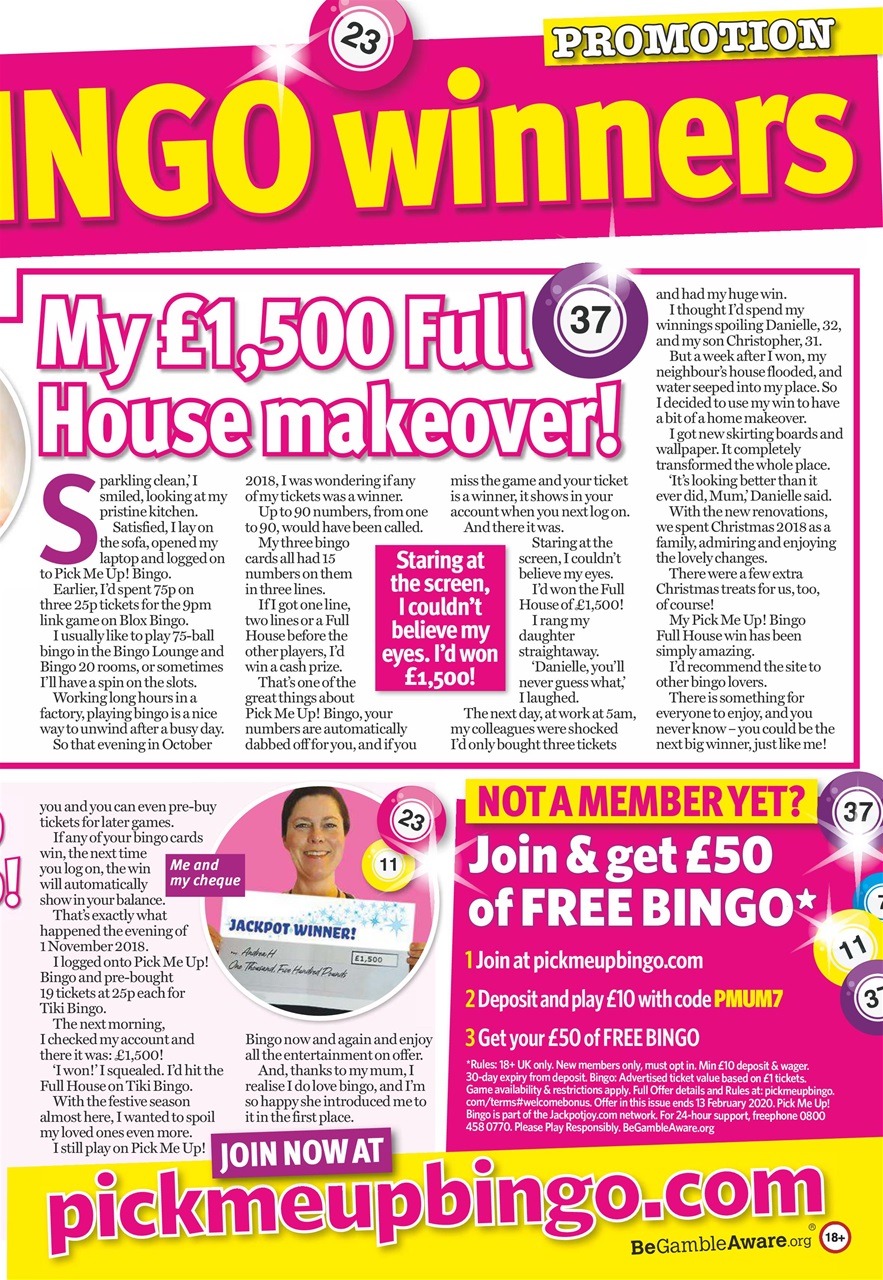 Pick Me Up Preview Pages