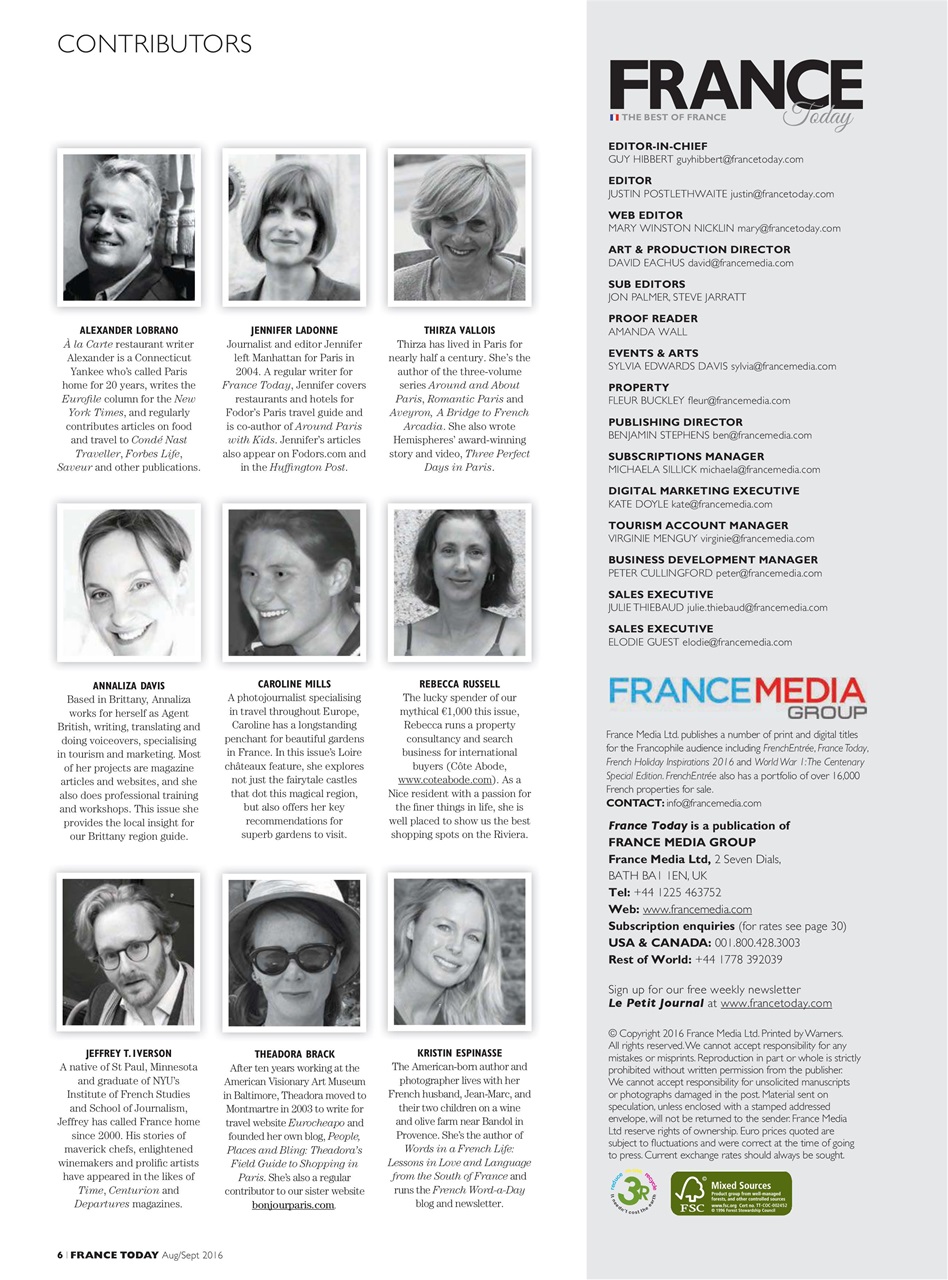 France Today Preview Pages