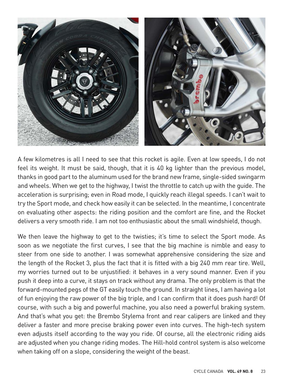 Cycle Canada Preview Pages