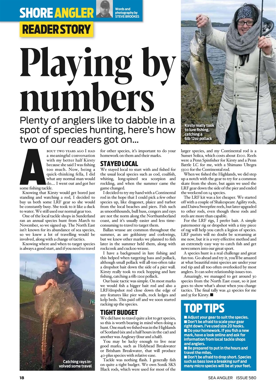 Sea Angler Preview Pages