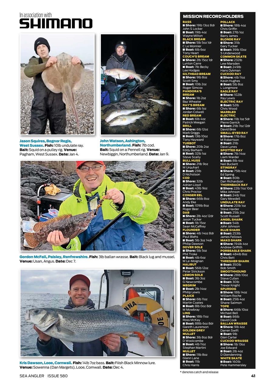 Sea Angler Preview Pages