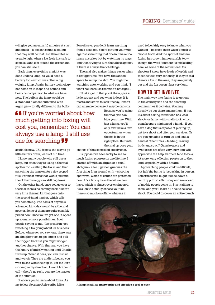 Sporting Rifle Preview Pages