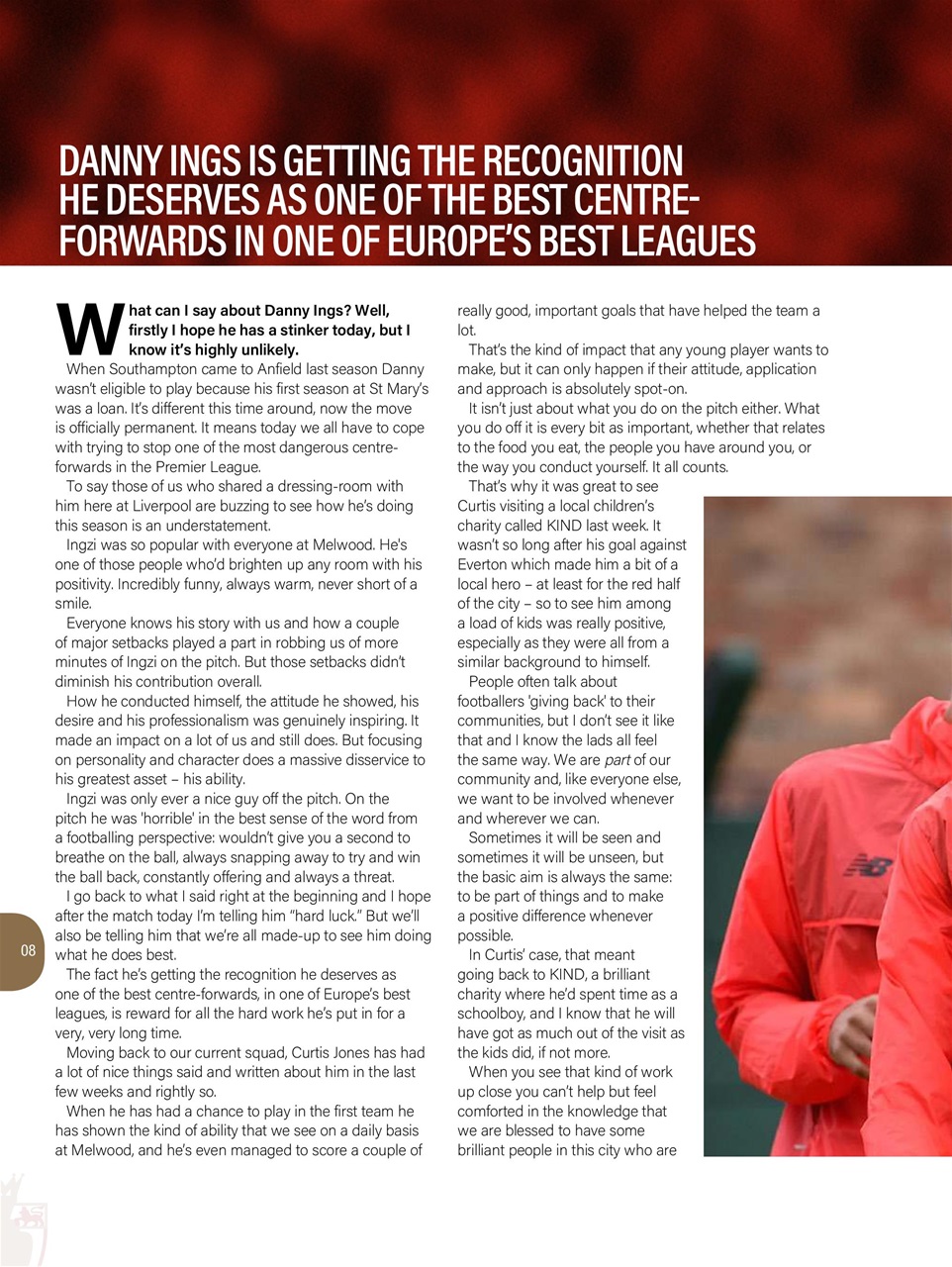 Liverpool FC Programmes Preview Pages