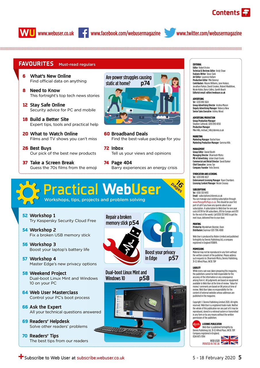 Webuser Preview Pages