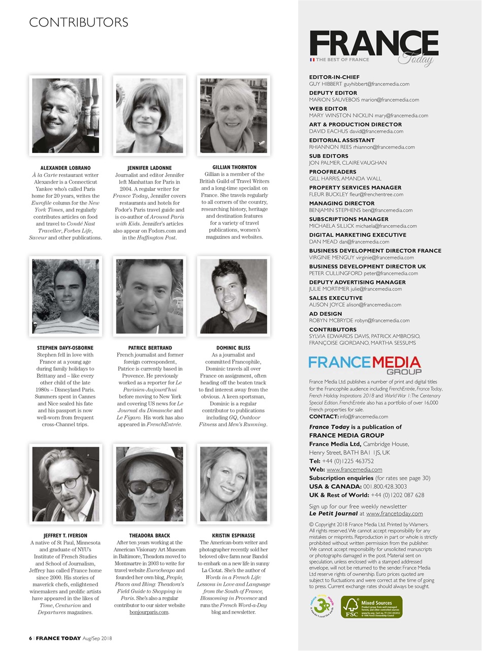 France Today Preview Pages