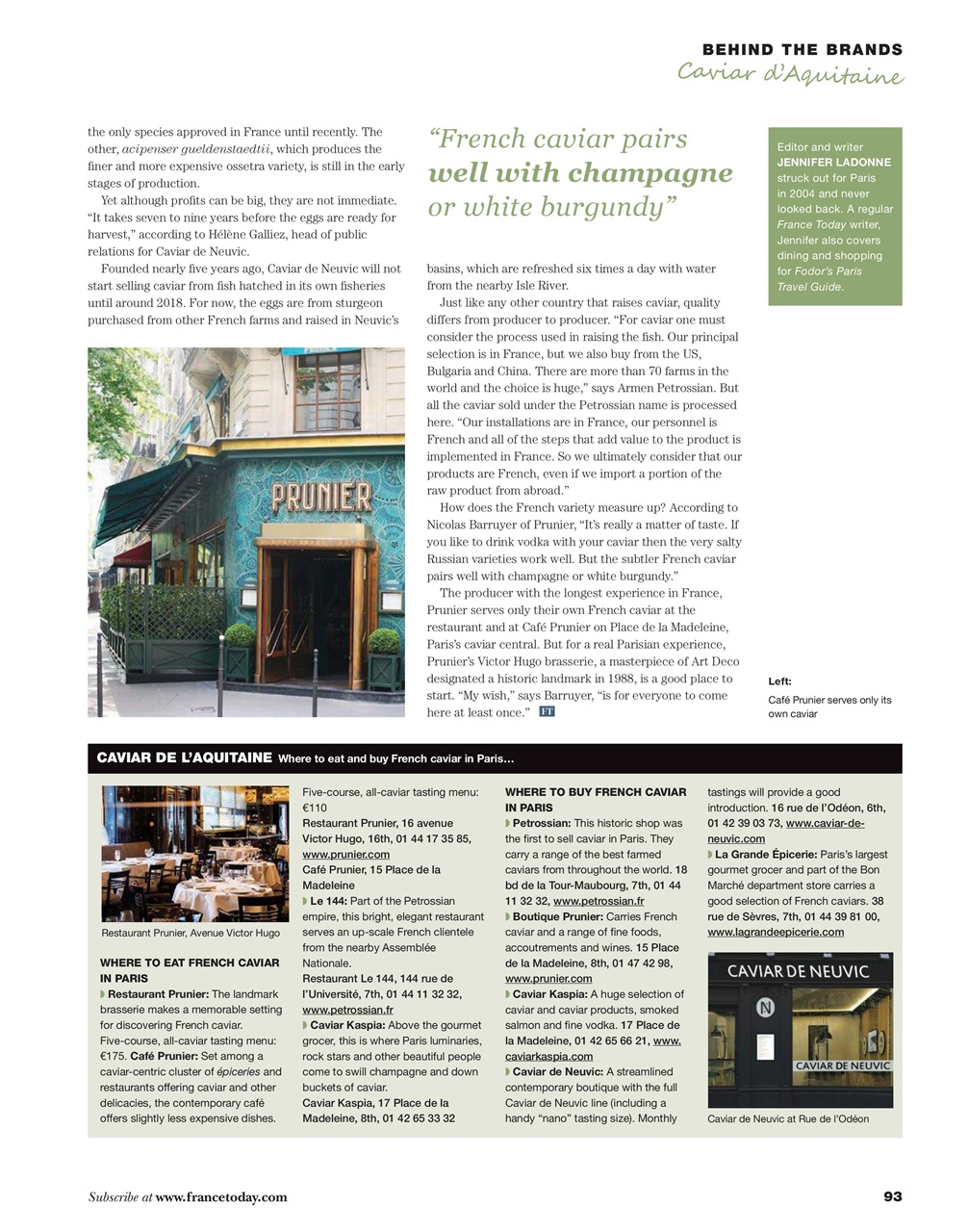 France Today Preview Pages