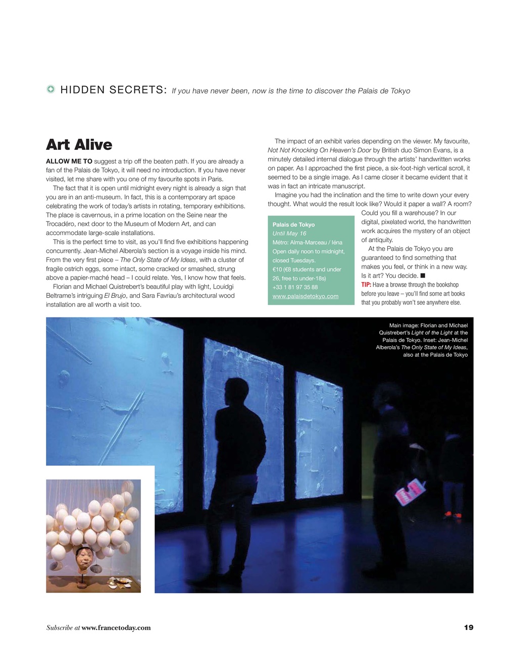 France Today Preview Pages