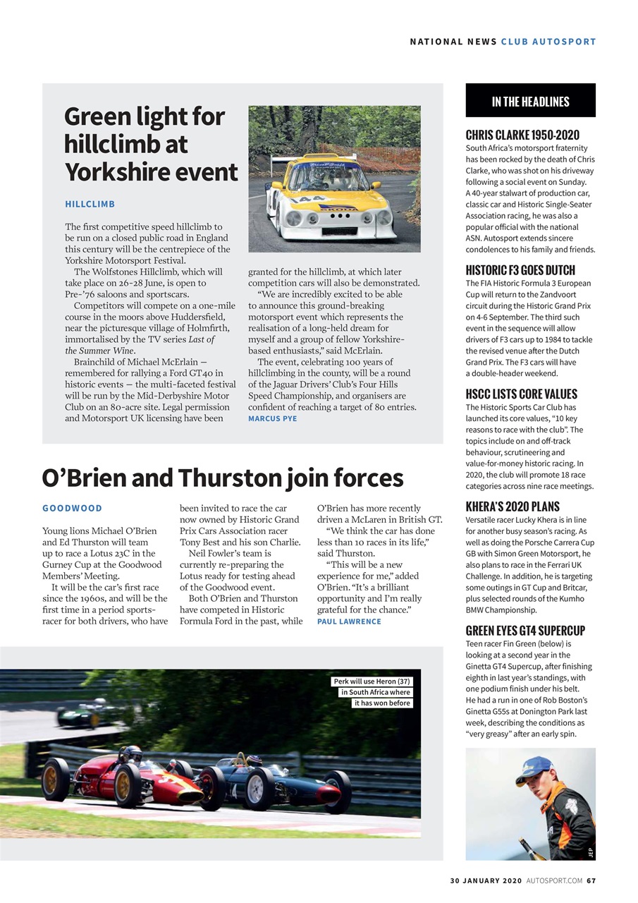 Autosport Preview Pages