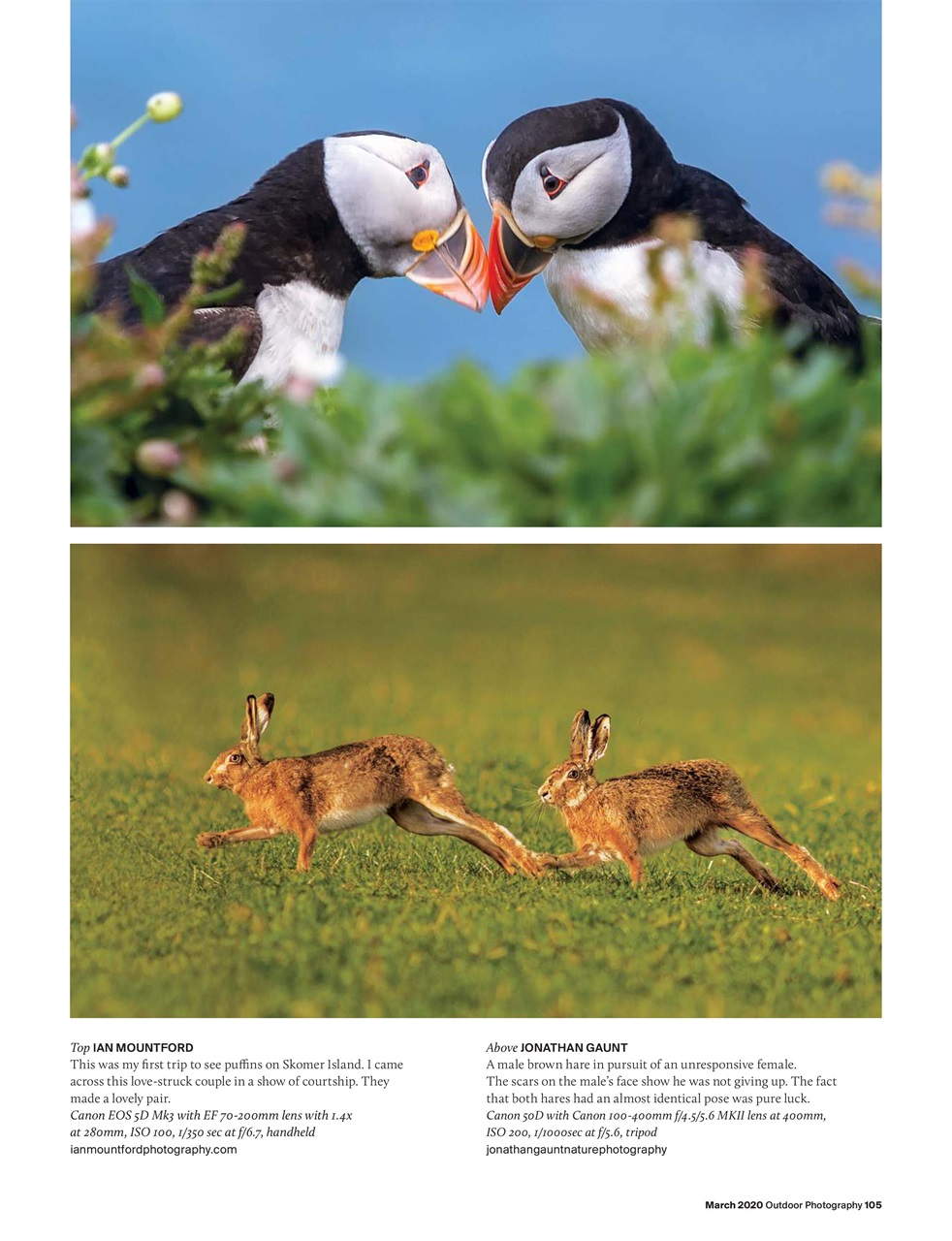 Outdoor Photography Preview Pages