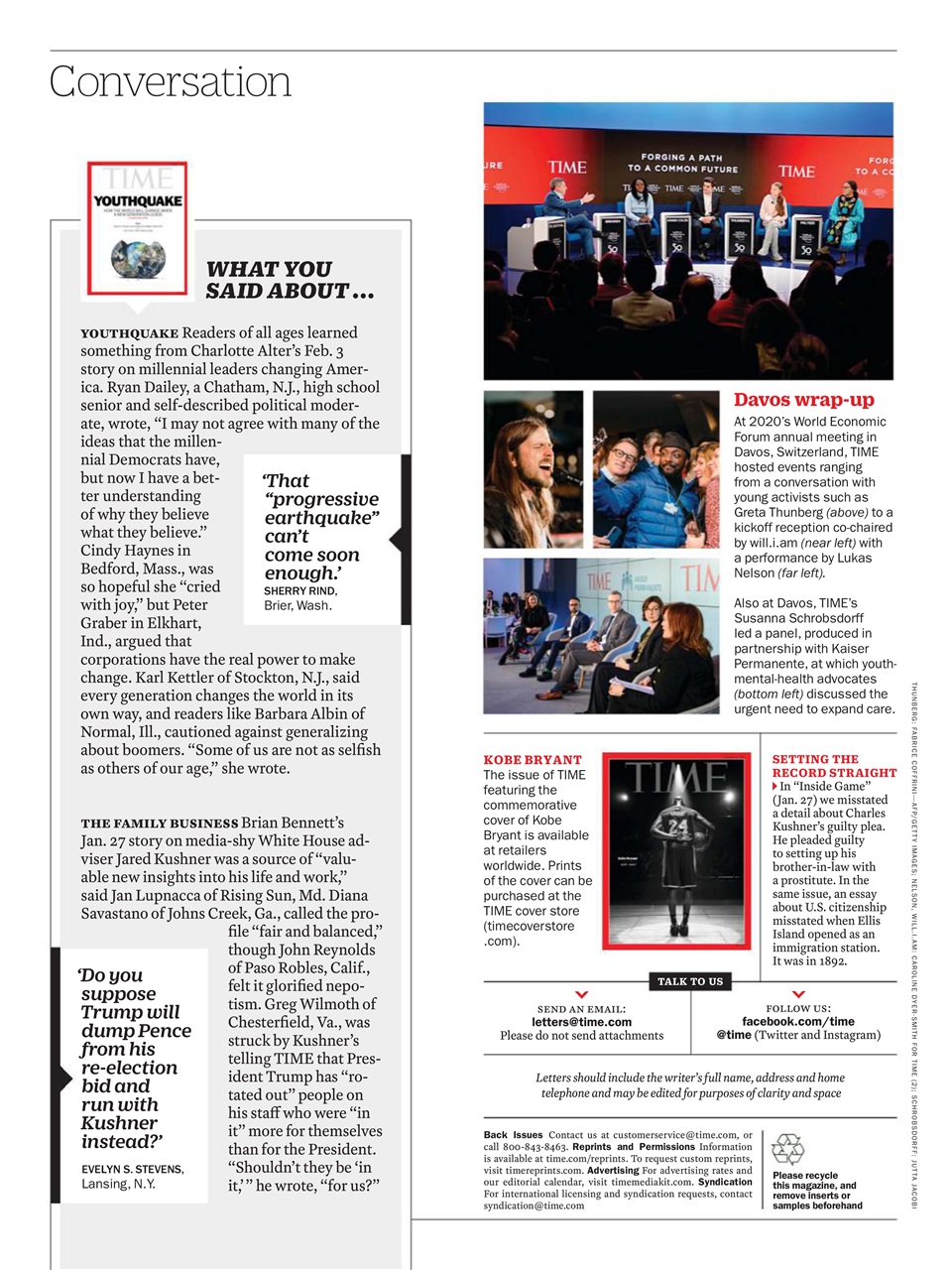 TIME Magazine Europe Preview Pages