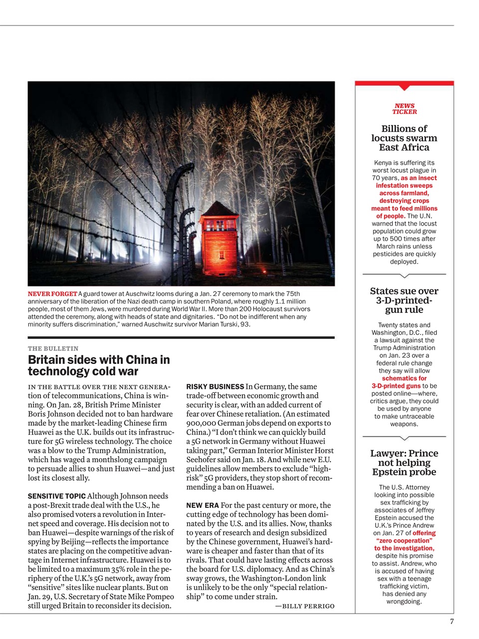 TIME Magazine Europe Preview Pages