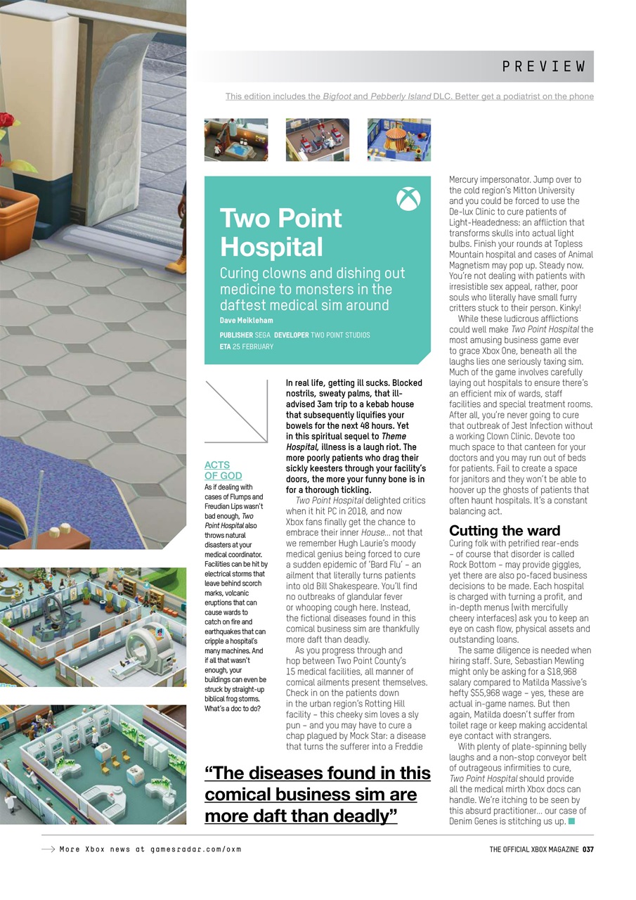 Official Xbox Magazine (UK Edition) Preview Pages