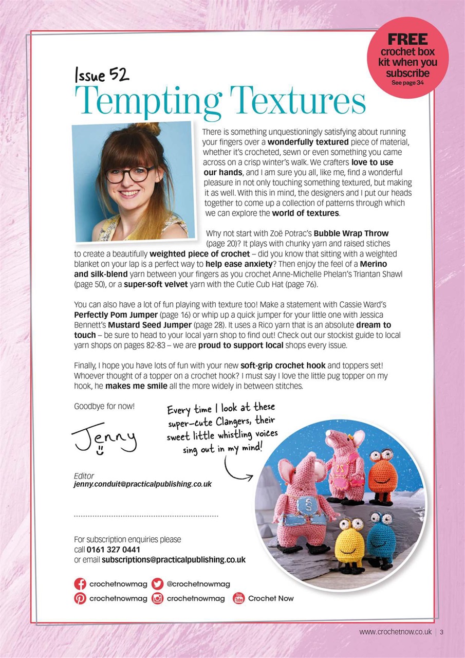 Crochet Now Magazine Preview Pages