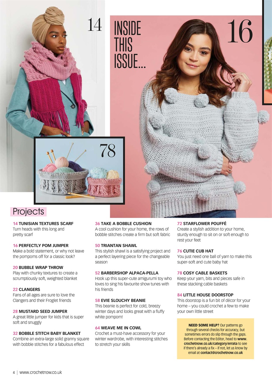 Crochet Now Magazine Preview Pages