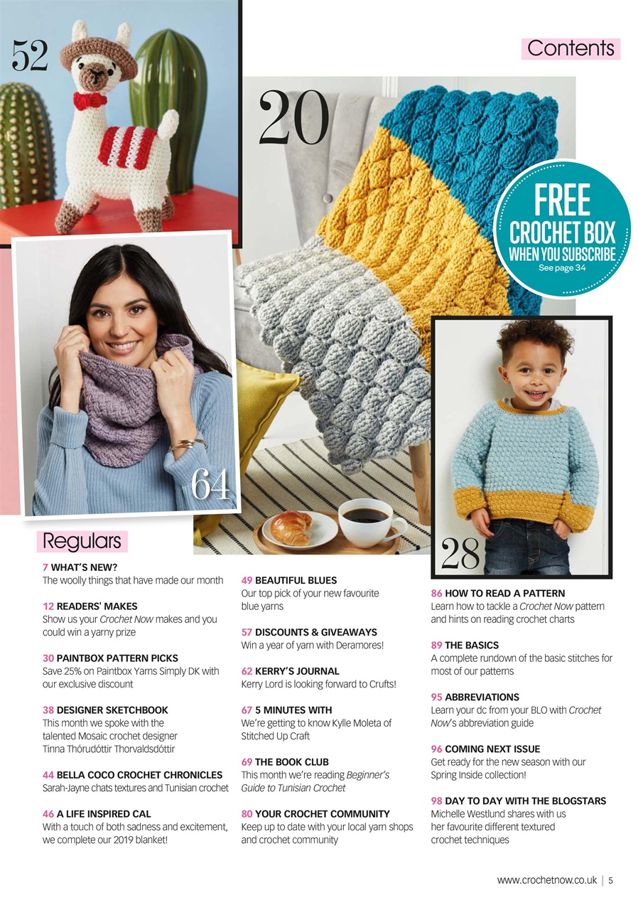 Crochet Now Magazine Preview Pages