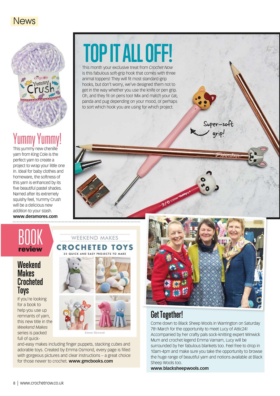 Crochet Now Magazine Preview Pages
